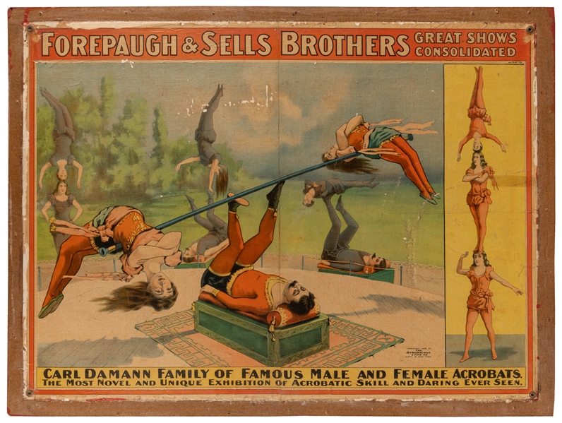  Forepaugh & Sells Brothers / Carl Damann Family of Famous M...