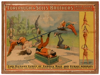  Forepaugh & Sells Brothers / Carl Damann Family of Famous M...
