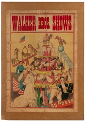  Walker Bros. Shows / Horse Act. Newport: D.L. Co., ca. 1920...
