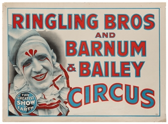  Ringling Bros. and Barnum & Bailey Circus. Circa 1940s. Hal...