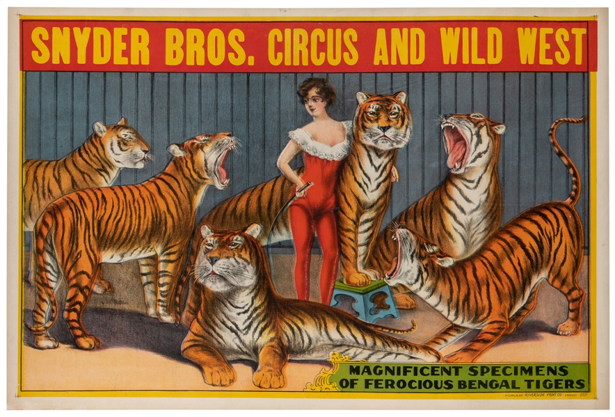  Snyder Bros. Circus and Wild West / Magnificent Specimens o...