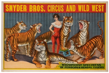  Snyder Bros. Circus and Wild West / Magnificent Specimens o...