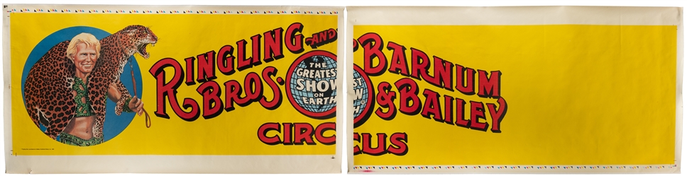  Ringling Bros. and Barnum & Bailey Banner Poster. 1985. Pos...