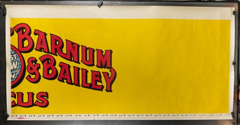  Ringling Bros. and Barnum & Bailey Banner Poster. 1985. Pos...