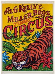  [CIRCUS]. Five American half-sheet circus posters. Circa 19...