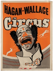  [CIRCUS]. Five American half-sheet circus posters. Circa 19...