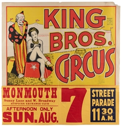  [CIRCUS]. Group of 6 American half-sheet posters. Circa 195...