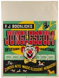  [CIRCUS]. Group of 6 half-sheet posters. Circa 1940s-60s. I...