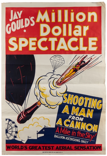  Jay Goulds Million Dollar Spectacle / Shooting a Man from ...