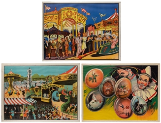 Trio of British fair / carnival posters. Leicester: Willson...