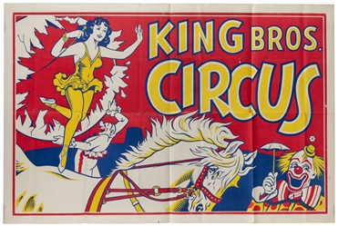  [CIRCUS]. Two one-sheet posters. Including: Bond Bros. 3 Ri...