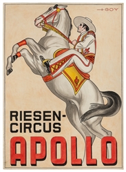  GOY. Riesen Circus / Apollo. Poster maquette. Germany, ca. ...