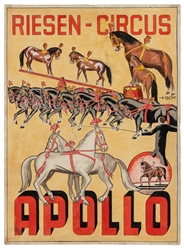  GOY. Riesen Circus / Apollo. Poster maquette. Germany, ca. ...
