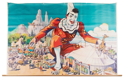  German circus six-sheet poster. Hamburg: Sulter, ca. 1950s....