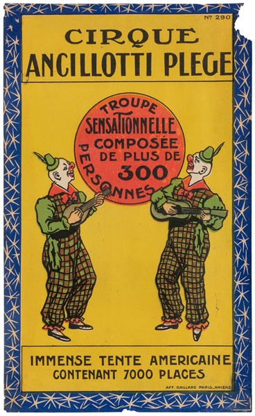  Cirque Ancillotti Plege / Troupe Sensationelle. Paris: Aff....