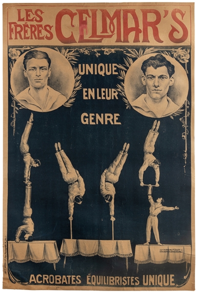  COLLIN, M. Les Freres Celmars / Acrobats – Equilibristes U...