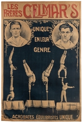  COLLIN, M. Les Freres Celmar's / Acrobats – Equilibristes U...