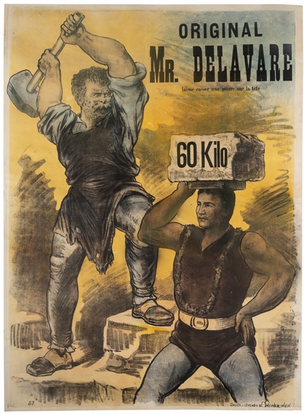  Original Mr. Delavare. Vienna: J. Weiner, ca. 1920s. Color ...
