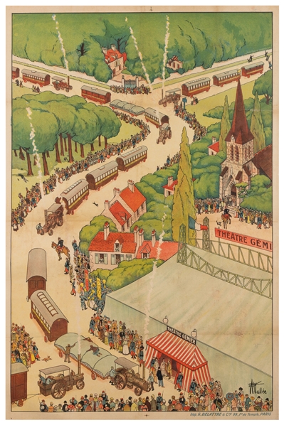  VALLEE, A. Theatre Gemier / Parade. Paris: Delattre, ca. 19...