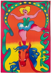  VARIOUS DESIGNERS. Group of 5 Polish circus posters. 1960s-...