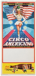  Group of 20 Italian panel circus posters. Milan: Arti Grafi...