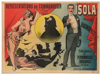  Isola / Premiere Shadowgraphiste. Paris: F. Appel, ca. 1900...