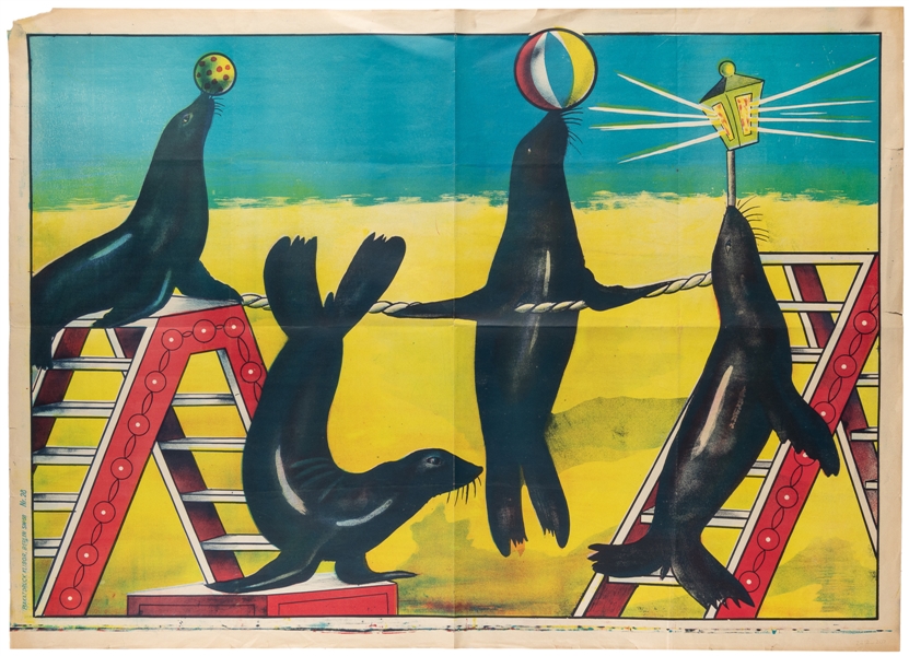  German Circus Stock Poster. Berlin: Plakatdruck Klibor, ca....