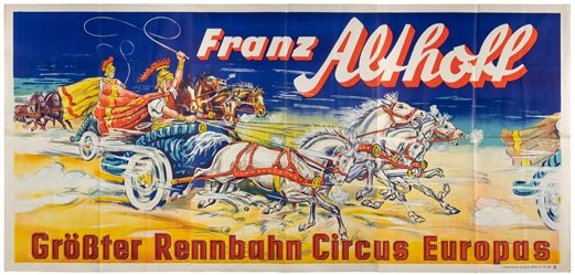  Franz Althoff / Grösster Rennbahn-Circus Europas. Berlin: P...