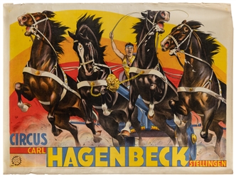  Circus Carl Hagenbeck Stellingen. Hamburg: Adolph Friedland...