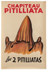 Chapiteau Pitilliata. Paris: Hartford, ca. 1950s. Six Frenc...