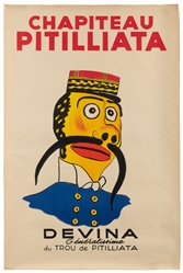  Chapiteau Pitilliata. Paris: Hartford, ca. 1950s. Six Frenc...