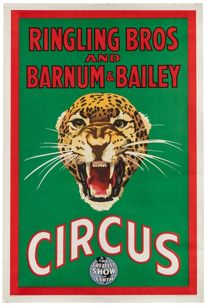  Ringling Bros. and Barnum & Bailey Circus / Leopard. Offset...