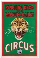  Ringling Bros. and Barnum & Bailey Circus / Leopard. Offset...