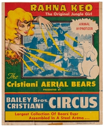  Bailey Bros. – Cristiani Circus / Rahna Keo – The Original ...