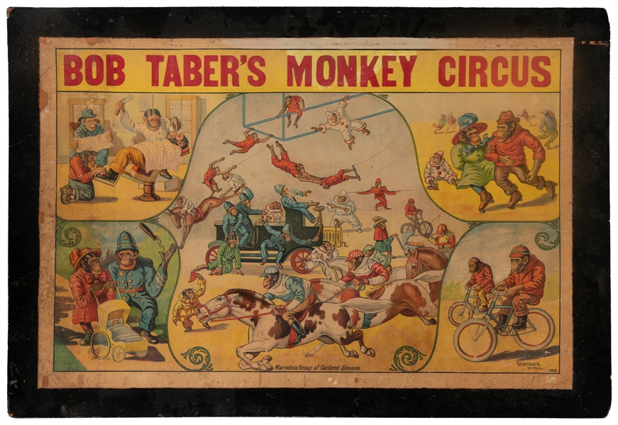  Bob Tabers Monkey Circus/ Marvelous Group of Civilized Sim...