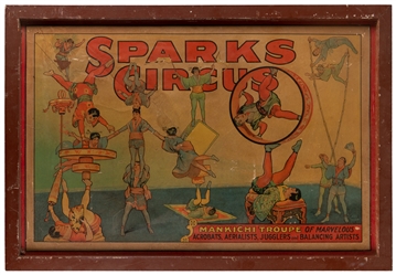  Pair of Cole Bros. and Sparks Bros. Circus posters. Includi...