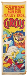  Group of 10 American circus posters. Circa 1950s/60s. Ten c...