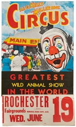  Group of 10 American circus posters. Mid-20th century. Ten ...