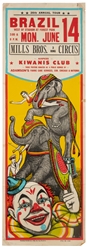  Twelve American circus posters. Twelve color offset and blo...