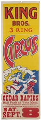  Twelve American circus posters. Twelve color offset and blo...