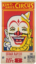  Twelve American circus posters. Twelve color offset and blo...