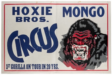  Hoxie Bros. Circus. Group of 10 posters. Circa 1950s/60s. C...