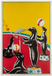  Lot of 10 Circus Stock Posters. 1960s/70s. Ten offset litho...