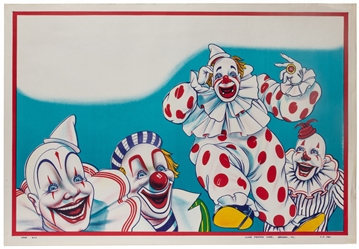  Lot of 10 Circus Stock Posters. 1960s/70s. Ten offset litho...