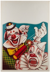  Lot of 10 Circus Stock Posters. 1960s/70s. Ten offset litho...