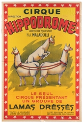  Two Cirque Fusterino / Hippodrome circus posters. Paris: Ha...