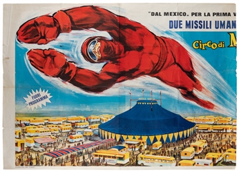  COLIZZI, Marcello (1929-2022). Circo Moira Orfei Poster. Mi...