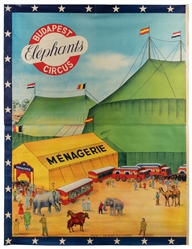  Budapest Elephants Circus. Courtrai: Léon Beyaert-Sioen. Ci...