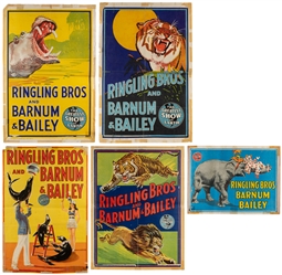  Ringling Brothers and Barnum & Bailey Circus. Group of 15 p...