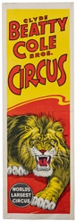  Clyde Beatty and Cole Bros. Circus Posters. Group of 15 pos...